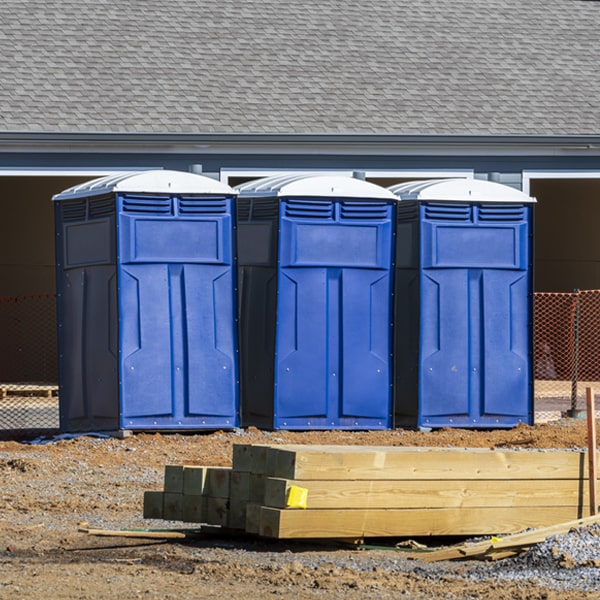 how can i report damages or issues with the portable toilets during my rental period in Beaver